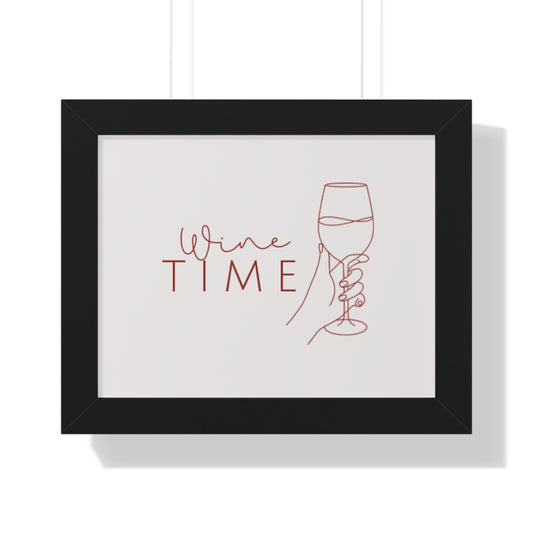 Wine Time Cute Wall Decor