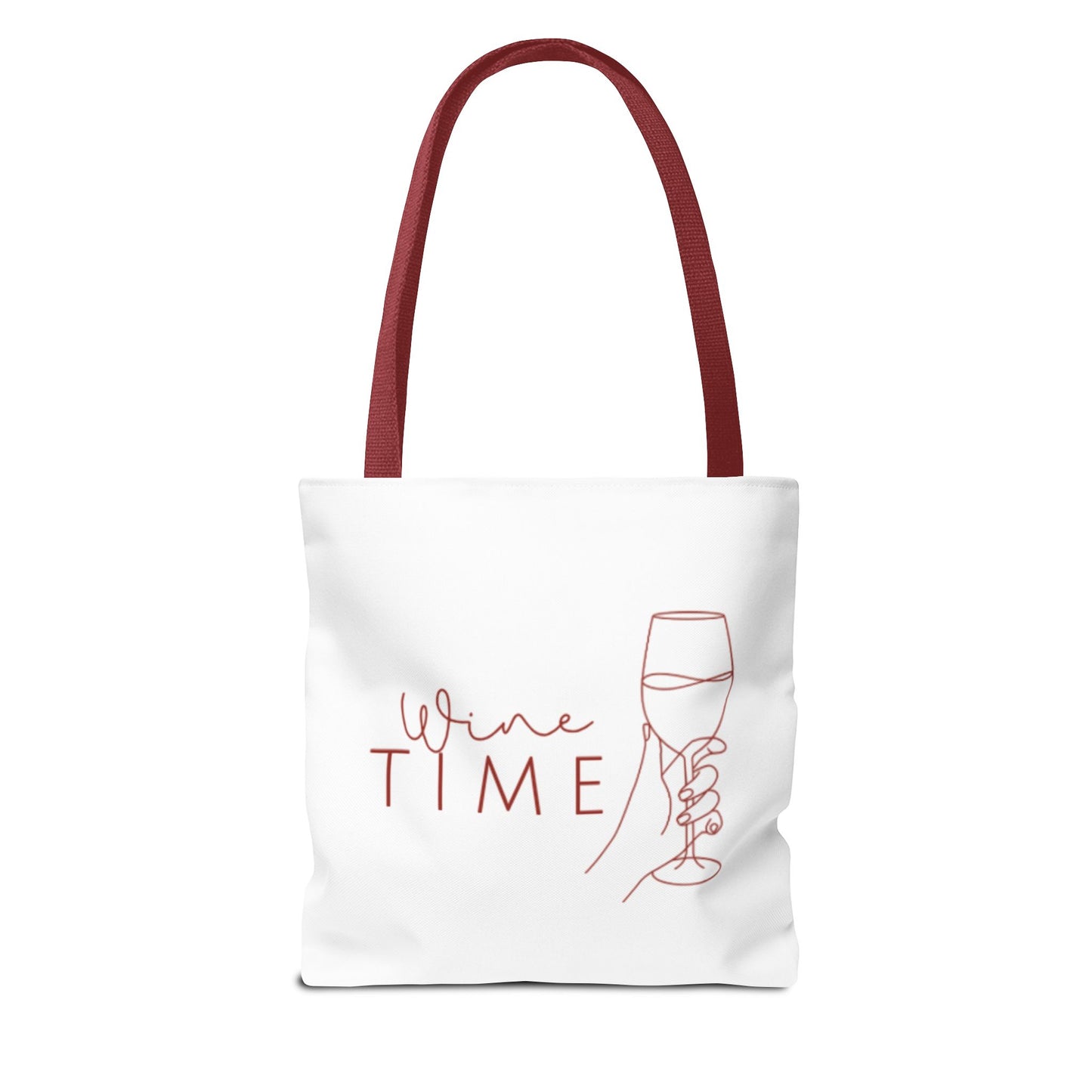 Wine Time Tote Bag - Fun Accessories for Wine Lovers, Perfect Gift for Celebrations, Events, and Everyday Use