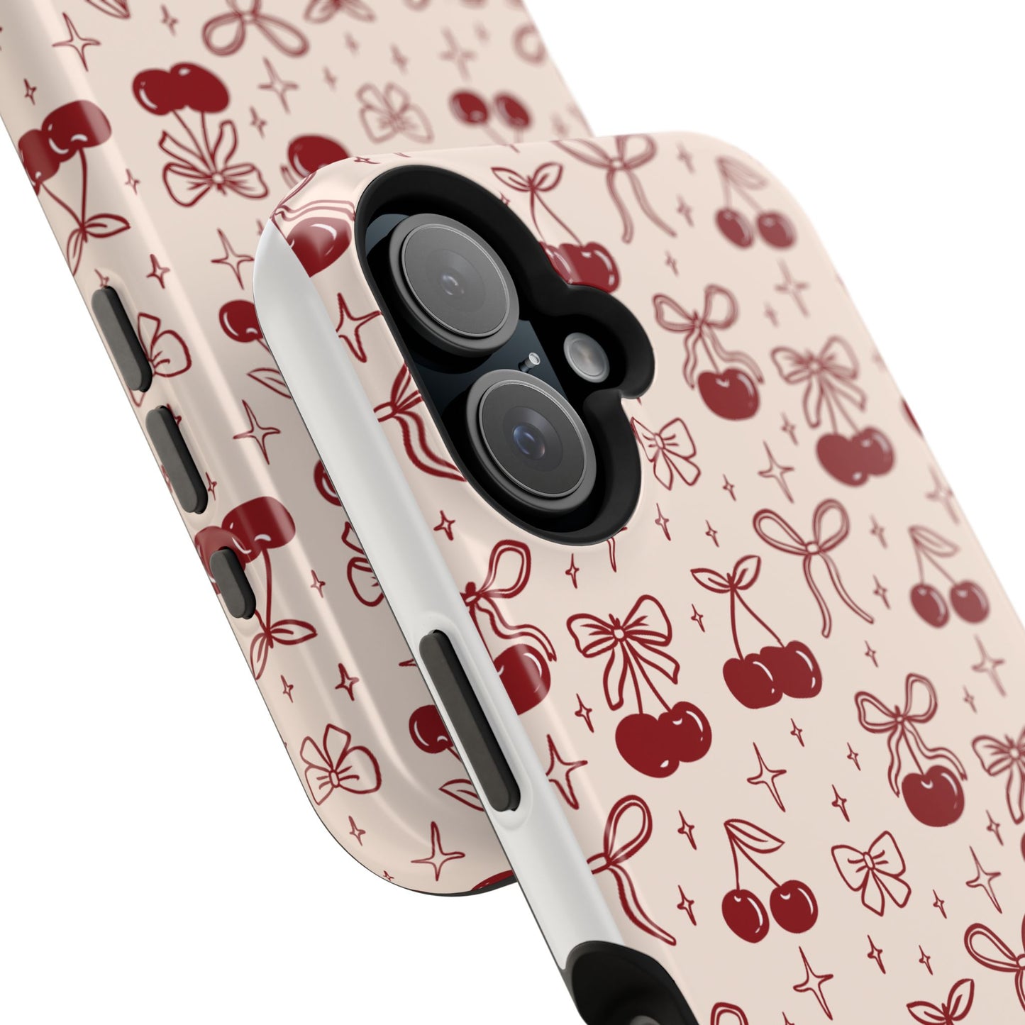 Cherry Blossom Phone Case - Impact-Resistant Cherry Pattern Design