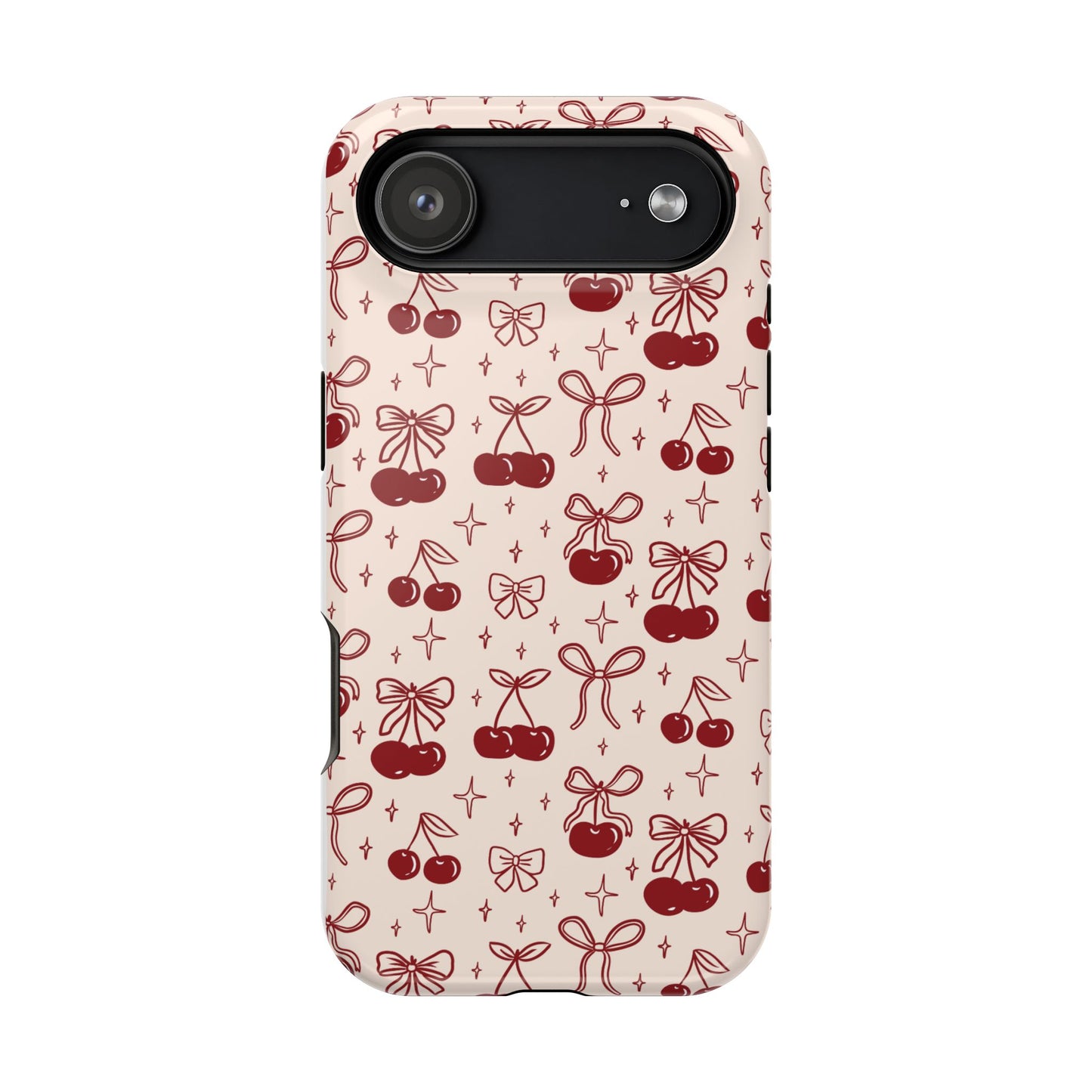 Cherry Blossom Phone Case - Impact-Resistant Cherry Pattern Design