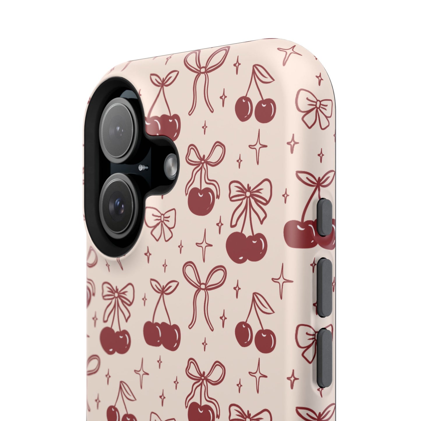 Cherry Blossom Phone Case - Impact-Resistant Cherry Pattern Design