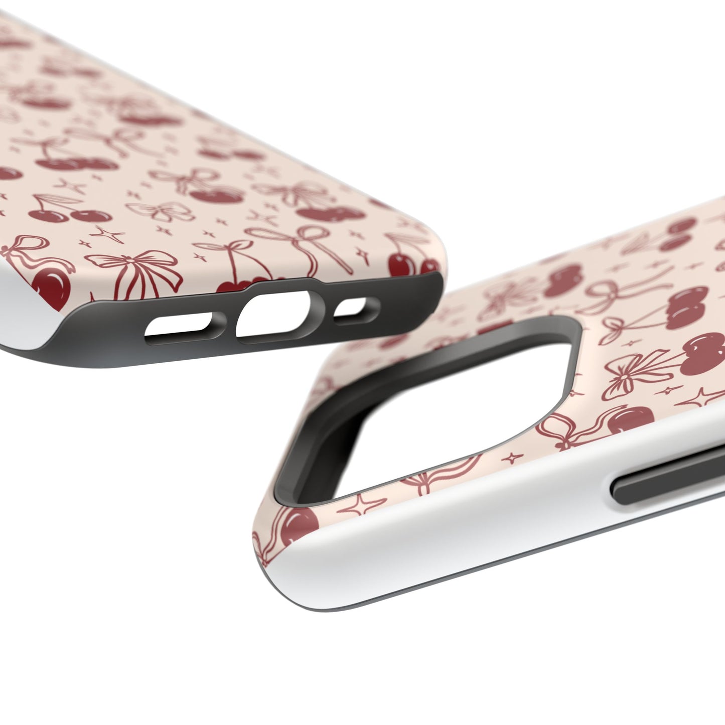 Cherry Blossom Phone Case - Impact-Resistant Cherry Pattern Design