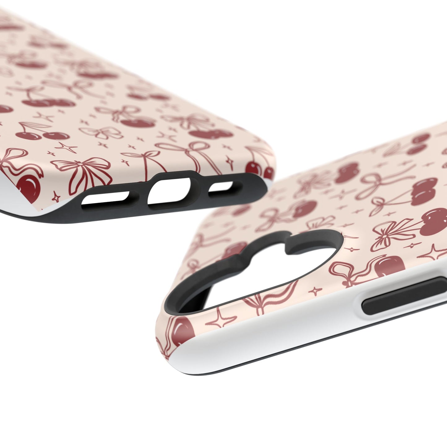 Cherry Blossom Phone Case - Impact-Resistant Cherry Pattern Design