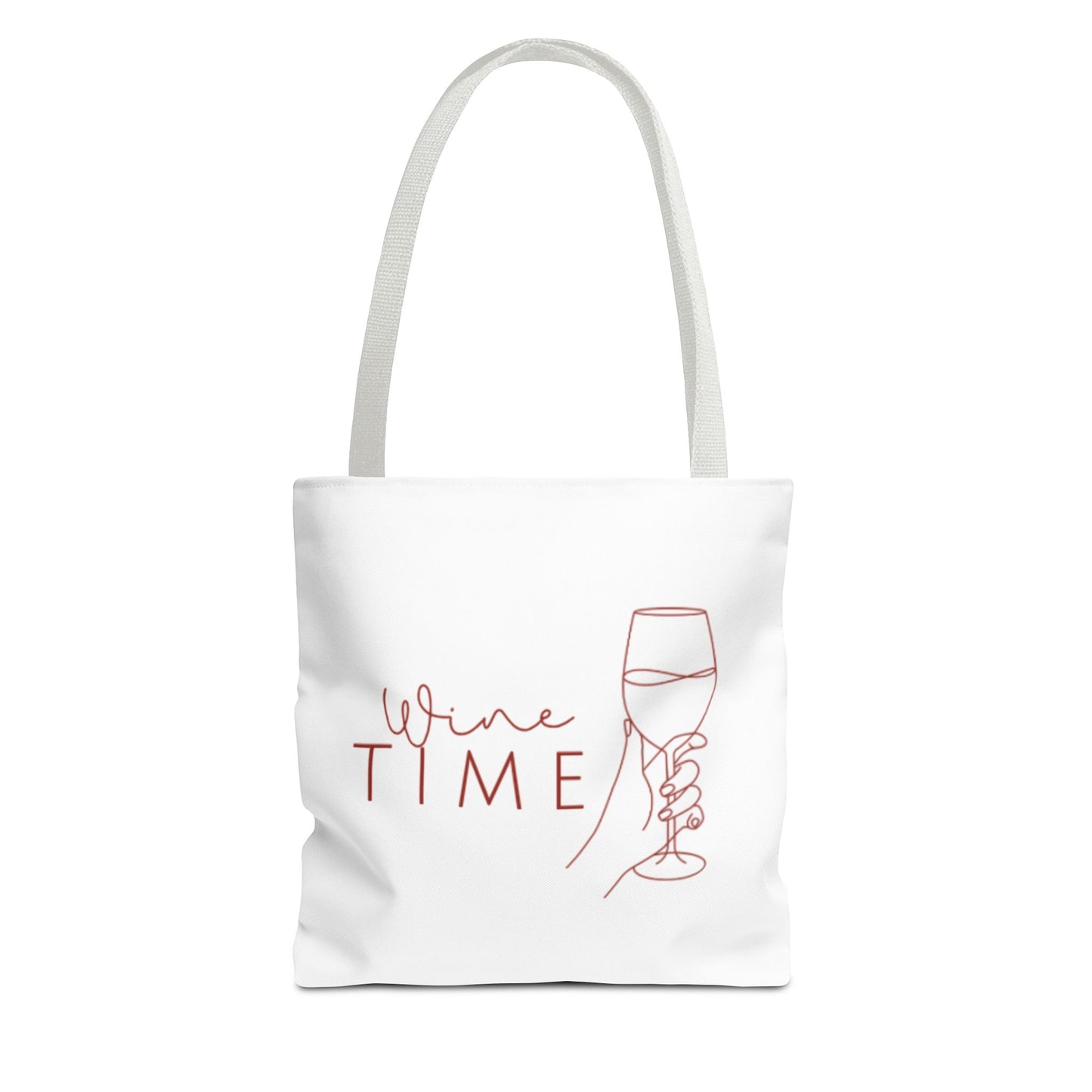 Wine Time Tote Bag - Fun Accessories for Wine Lovers, Perfect Gift for Celebrations, Events, and Everyday Use