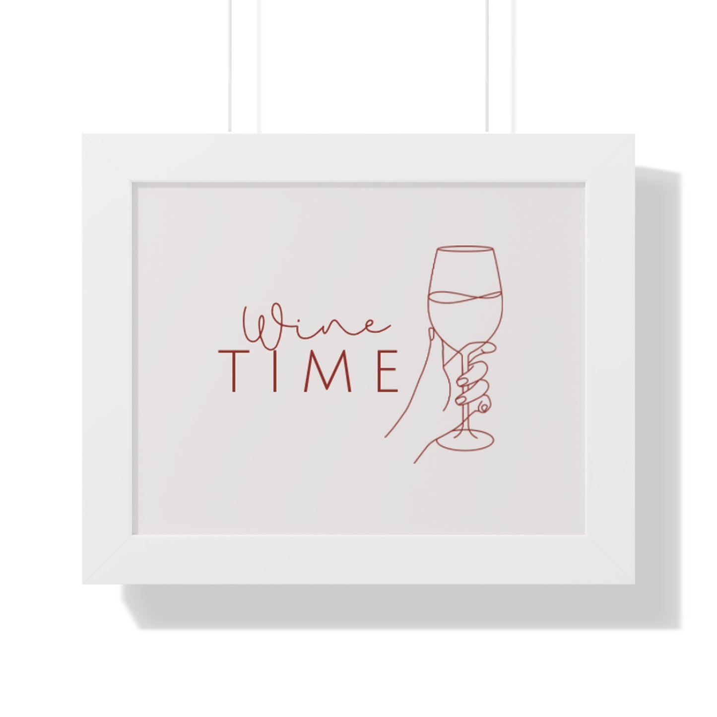 Wine Time Cute Wall Decor