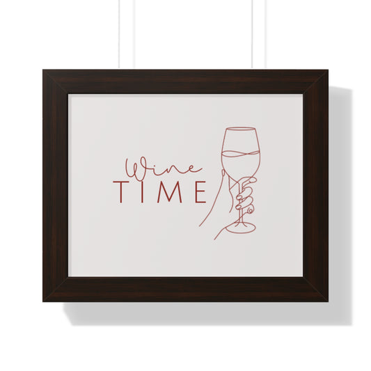 Wine Time Cute Wall Decor