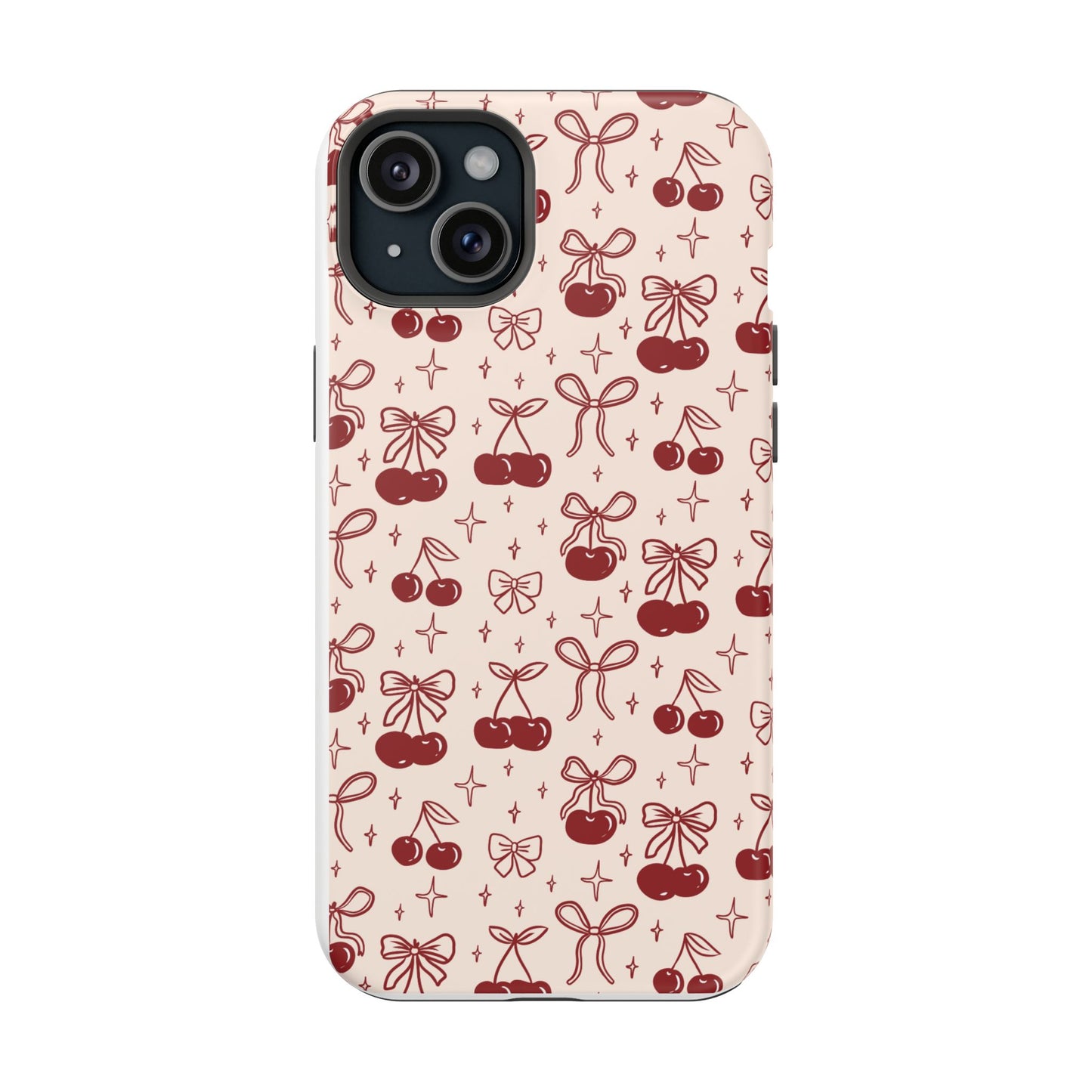 Cherry Blossom Phone Case - Impact-Resistant Cherry Pattern Design