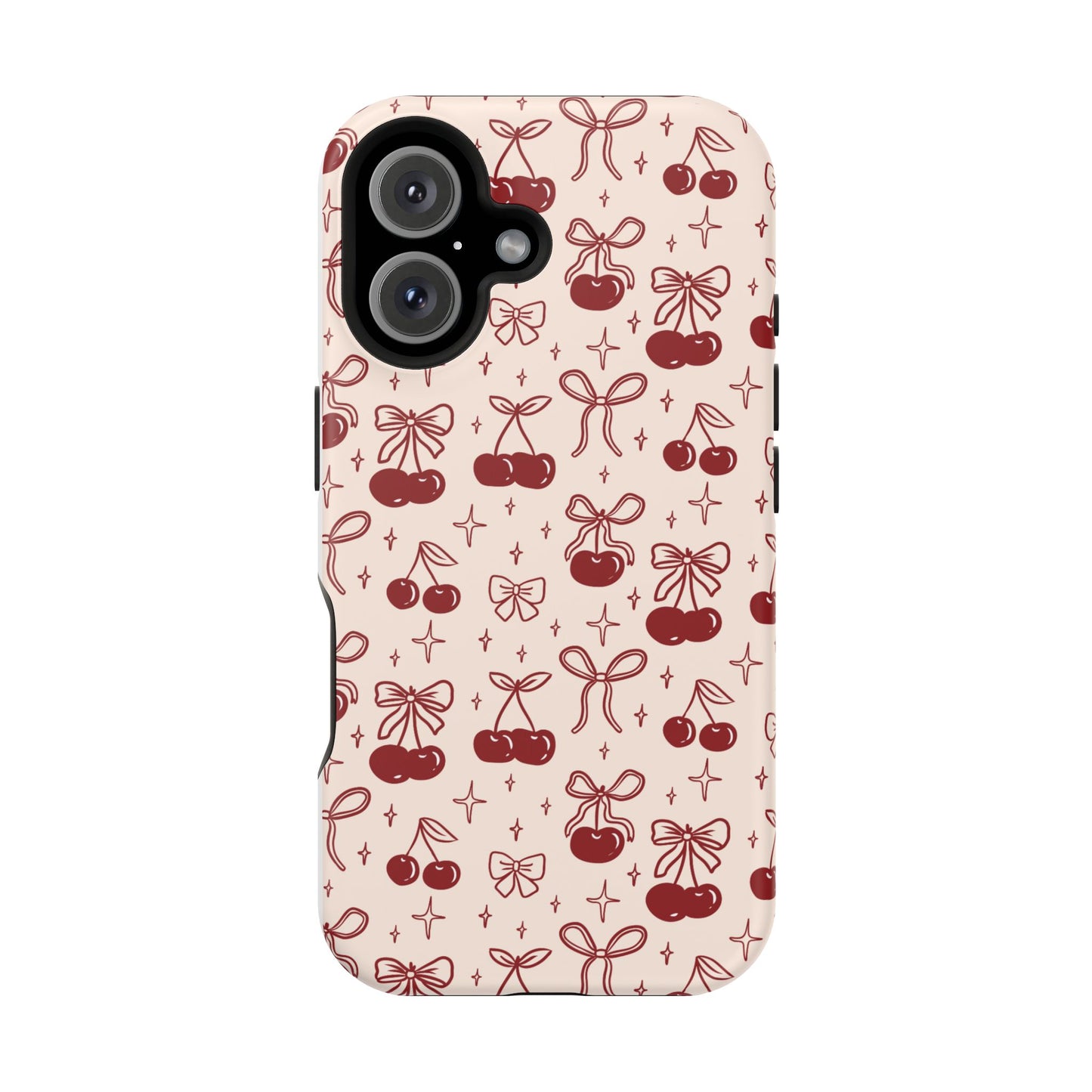 Cherry Blossom Phone Case - Impact-Resistant Cherry Pattern Design