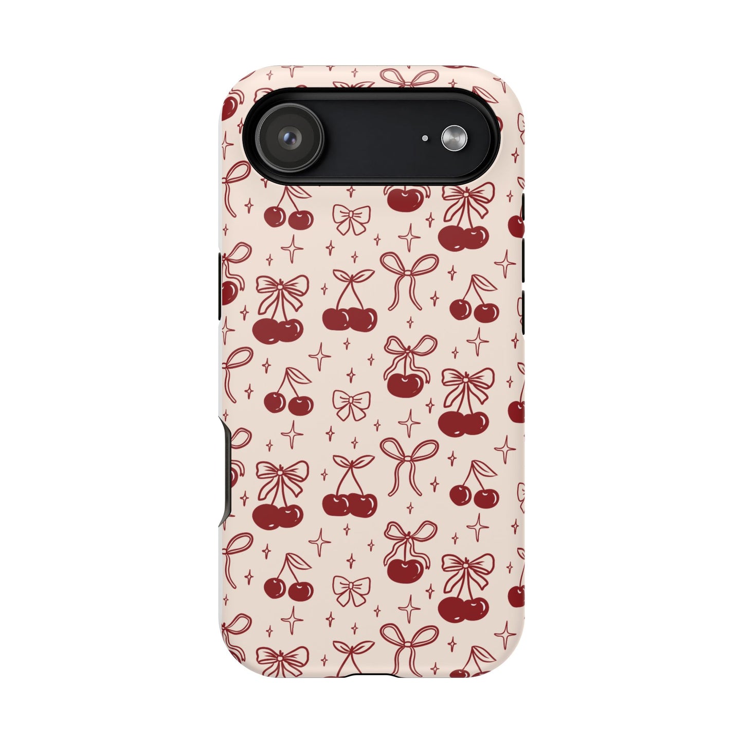 Cherry Blossom Phone Case - Impact-Resistant Cherry Pattern Design