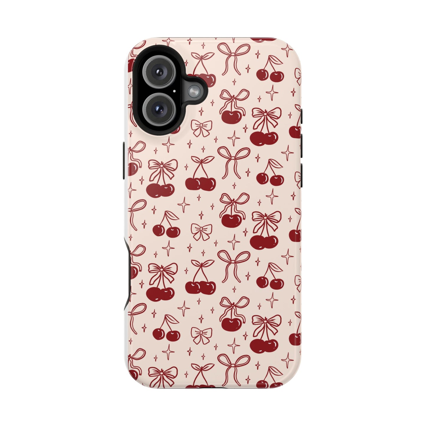 Cherry Blossom Phone Case - Impact-Resistant Cherry Pattern Design