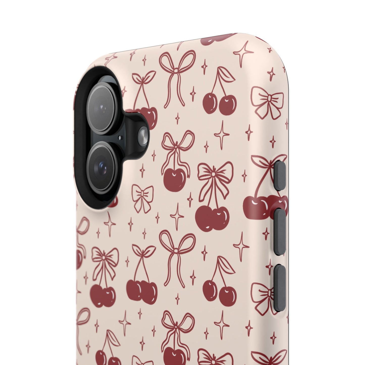 Cherry Blossom Phone Case - Impact-Resistant Cherry Pattern Design