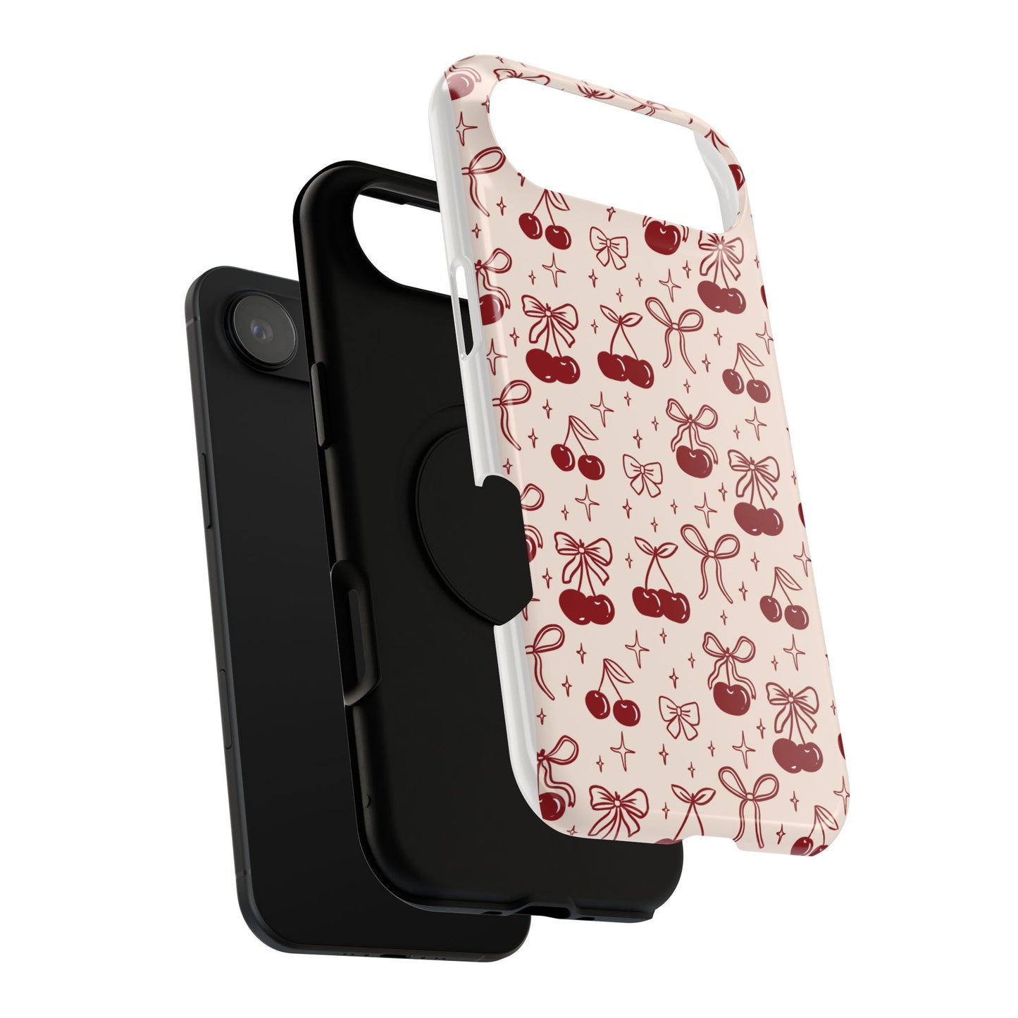 Cherry Blossom Phone Case - Impact-Resistant Cherry Pattern Design