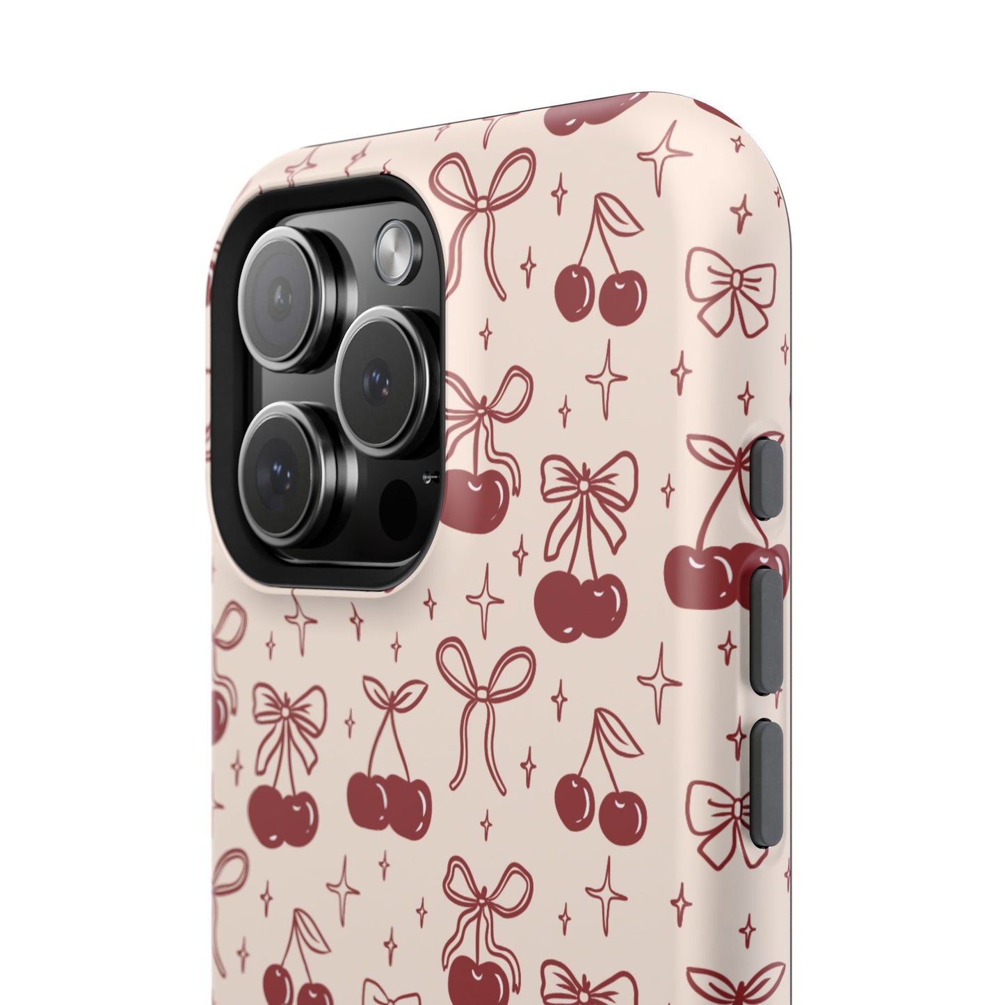 Cherry Blossom Phone Case - Impact-Resistant Cherry Pattern Design