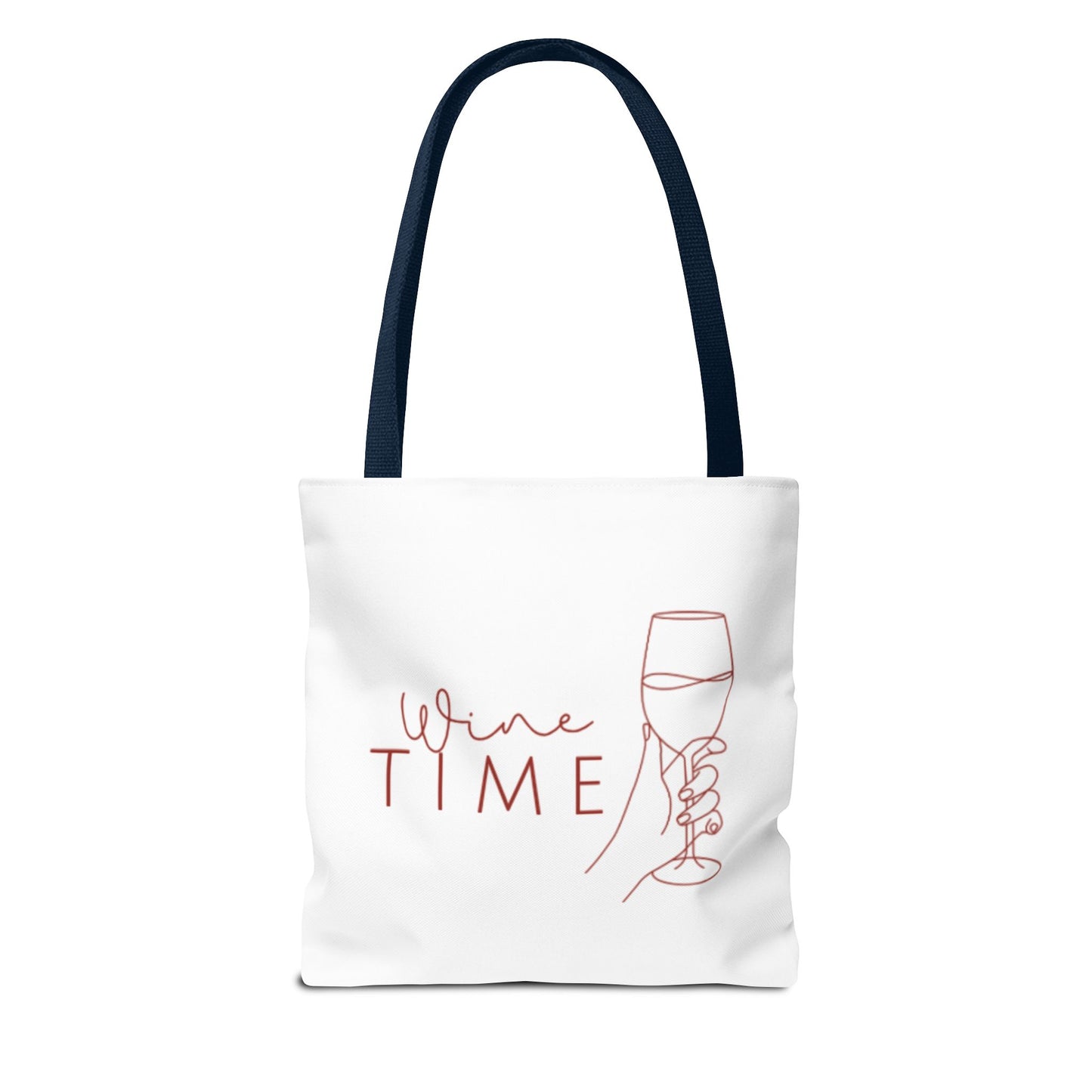 Wine Time Tote Bag - Fun Accessories for Wine Lovers, Perfect Gift for Celebrations, Events, and Everyday Use