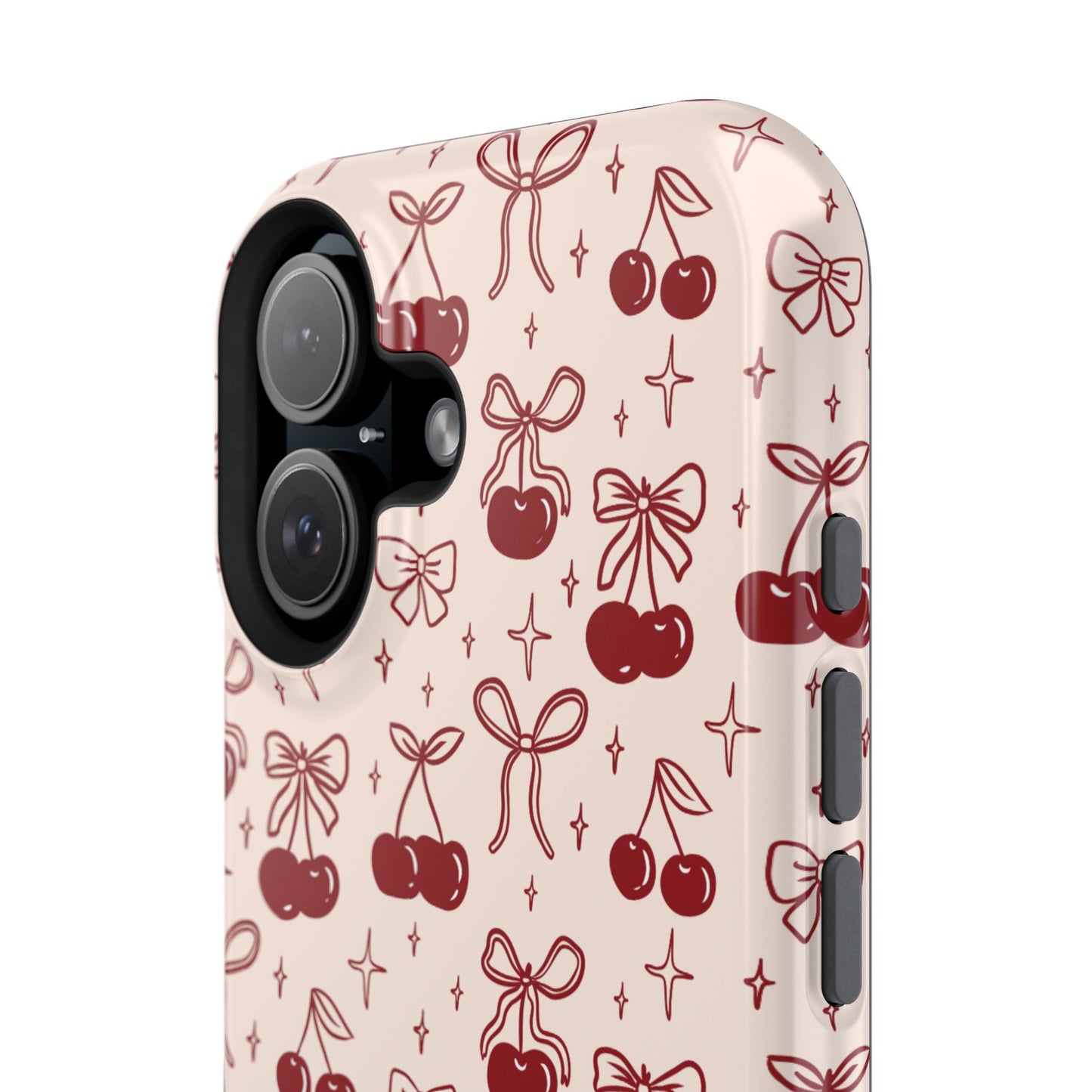 Cherry Blossom Phone Case - Impact-Resistant Cherry Pattern Design
