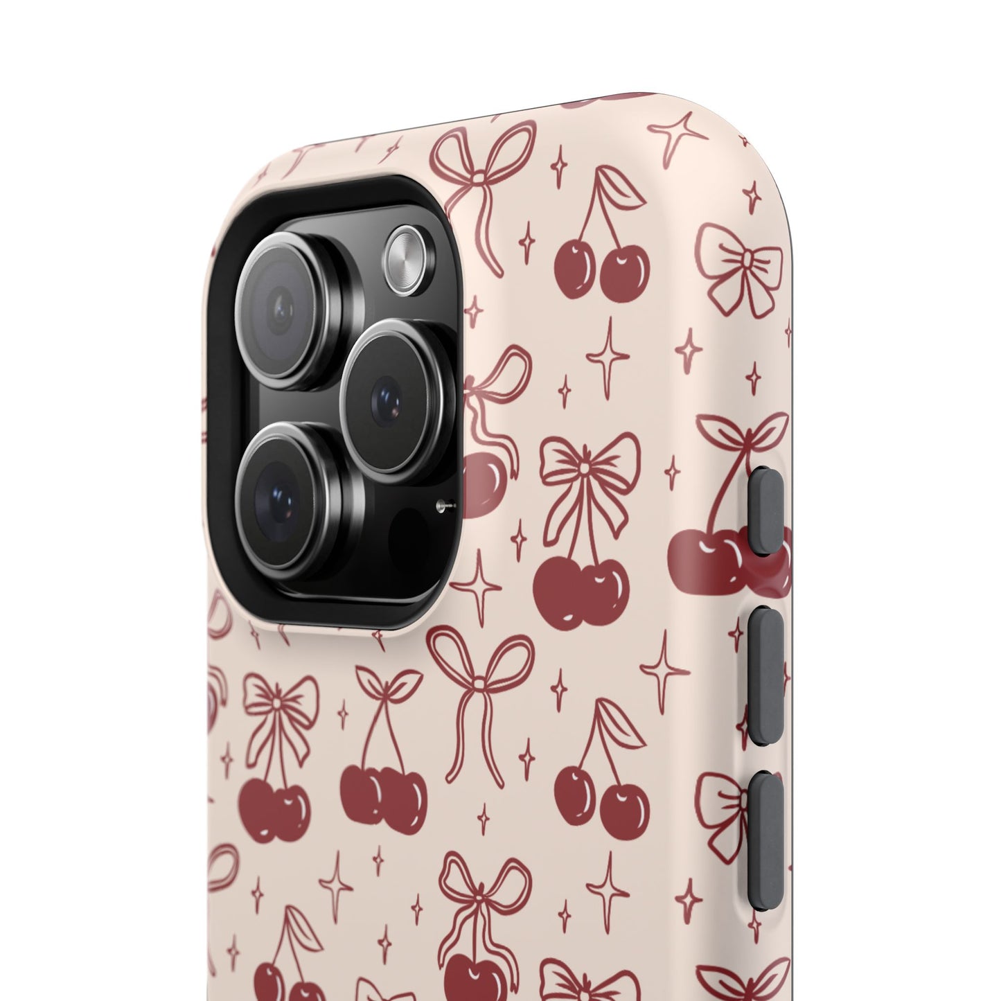 Cherry Blossom Phone Case - Impact-Resistant Cherry Pattern Design