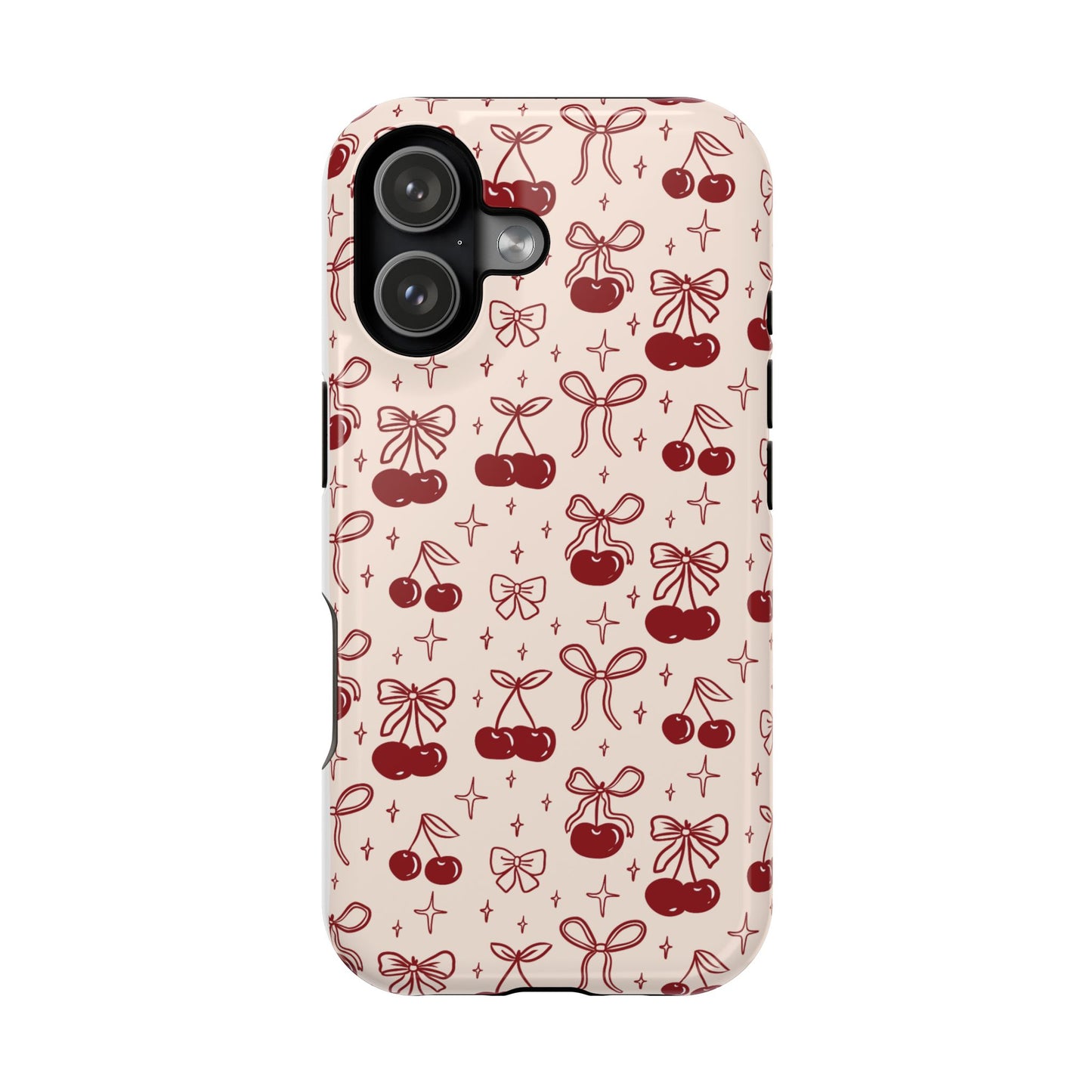 Cherry Blossom Phone Case - Impact-Resistant Cherry Pattern Design