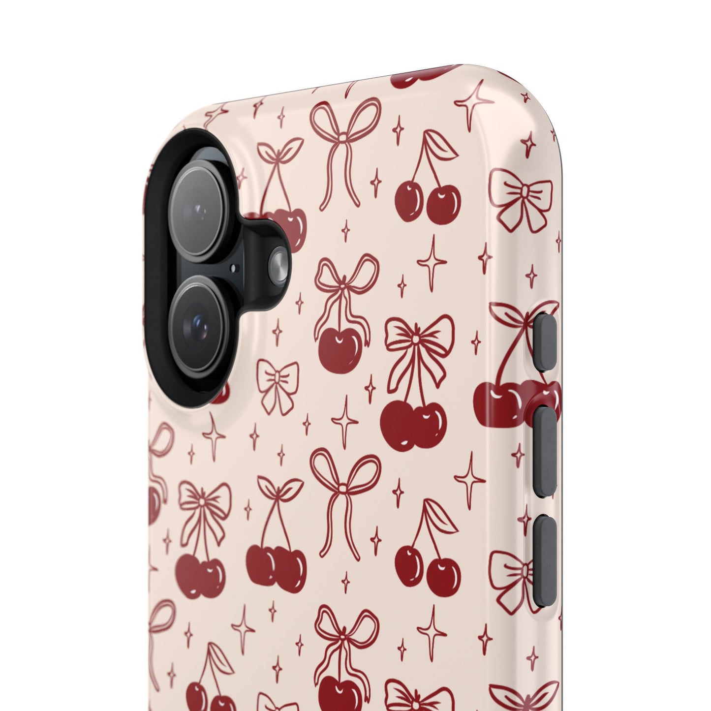 Cherry Blossom Phone Case - Impact-Resistant Cherry Pattern Design