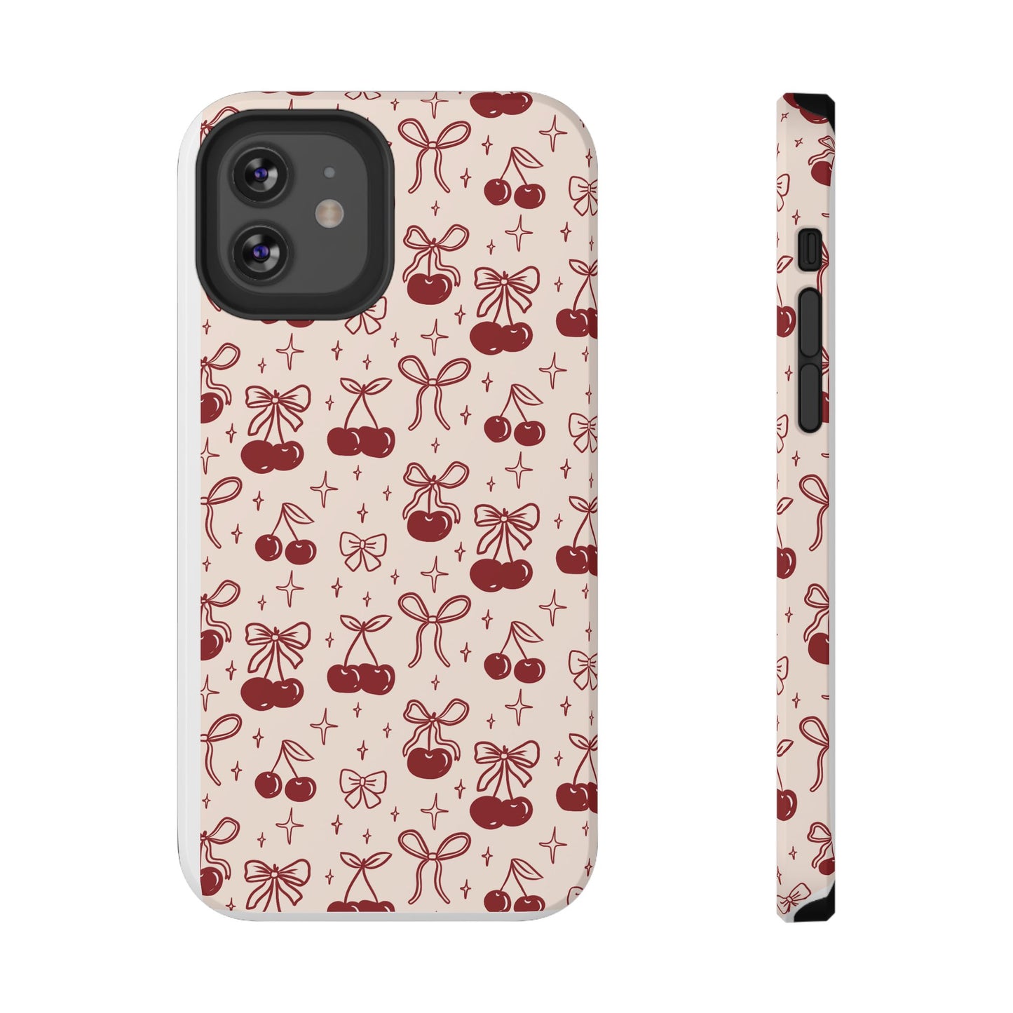 Cherry Blossom Phone Case - Impact-Resistant Cherry Pattern Design
